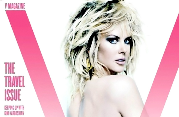 corazon15 Nicole Kidman casi desnuda para la revista V Magazine
