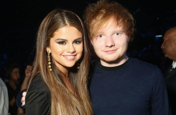 corazon120 Selena Gomez y Ed Sheeran en pareja
