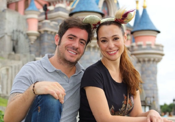 natalia verbeke Natalia Verbeke y su novio, Jaime Renedo en Disneyland Paris