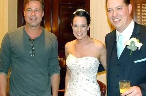 corazon212 Brad Pitt acude por sorpresa a la boda de unos desconocidos