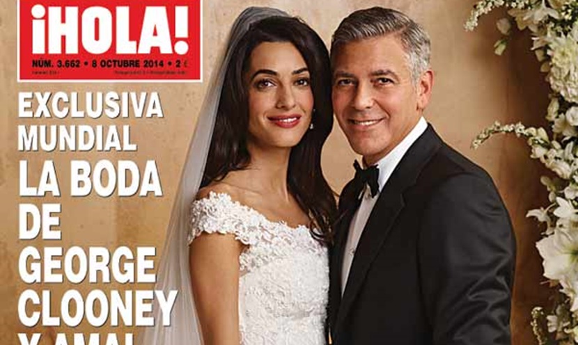 George Clooney1 La exclusiva boda George Clooney y Amal Alamuddin en ¡Hola! y People