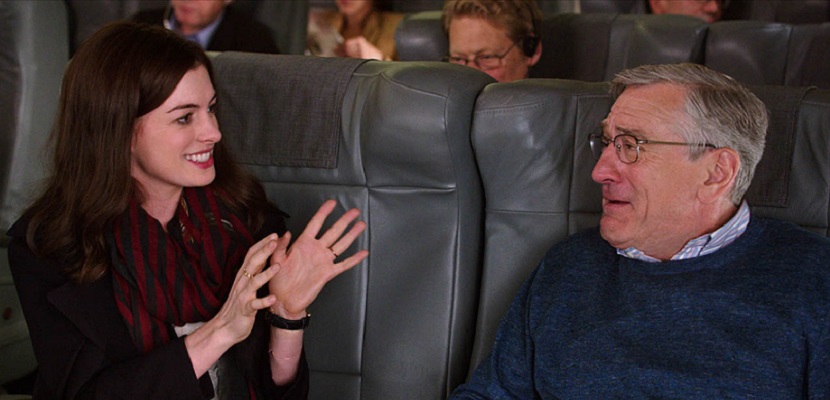 el becario Robert De Niro y Anne Hathaway protagonizan El Becario